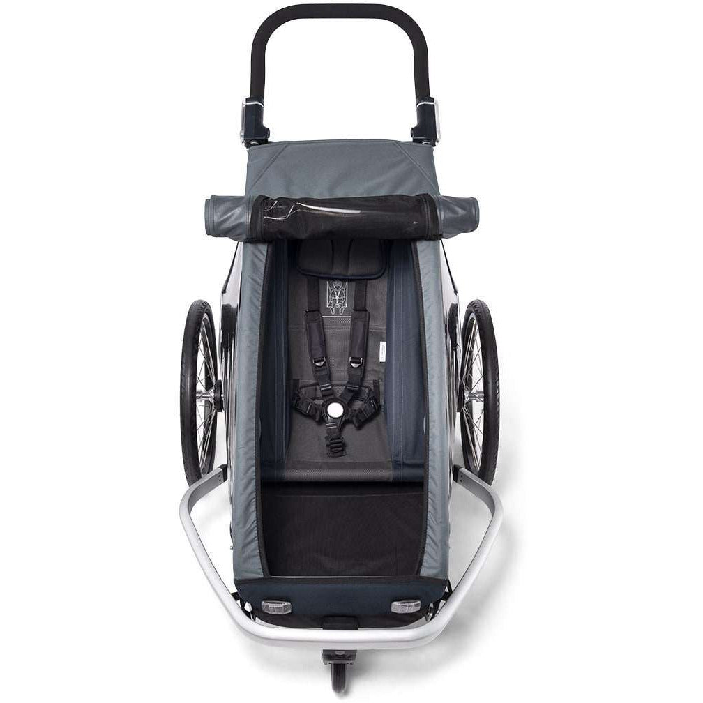 121001120_Croozer_Kid_Vaaya_1_Sitz_Graphite_blue_2020 121001120_Croozer_Kid_Vaaya_1_Sitz_Graphite_blue_2020
